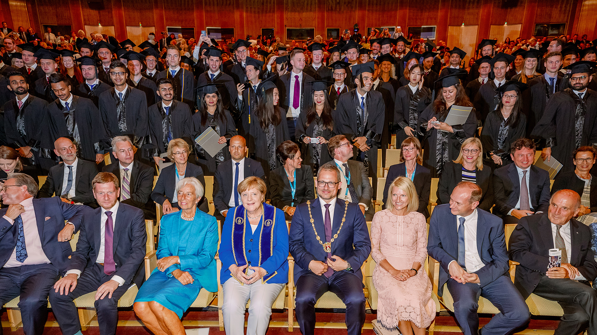 Publikumsaufnahme in der Oper Leipzig zur Verrleihugn der Ehrendoktorwürde 2019.